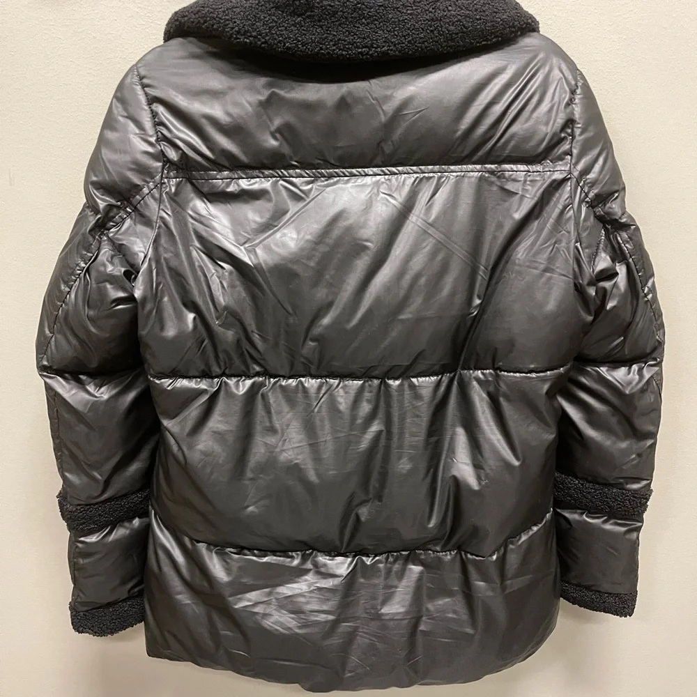 French Connection Black Quilted Jacket